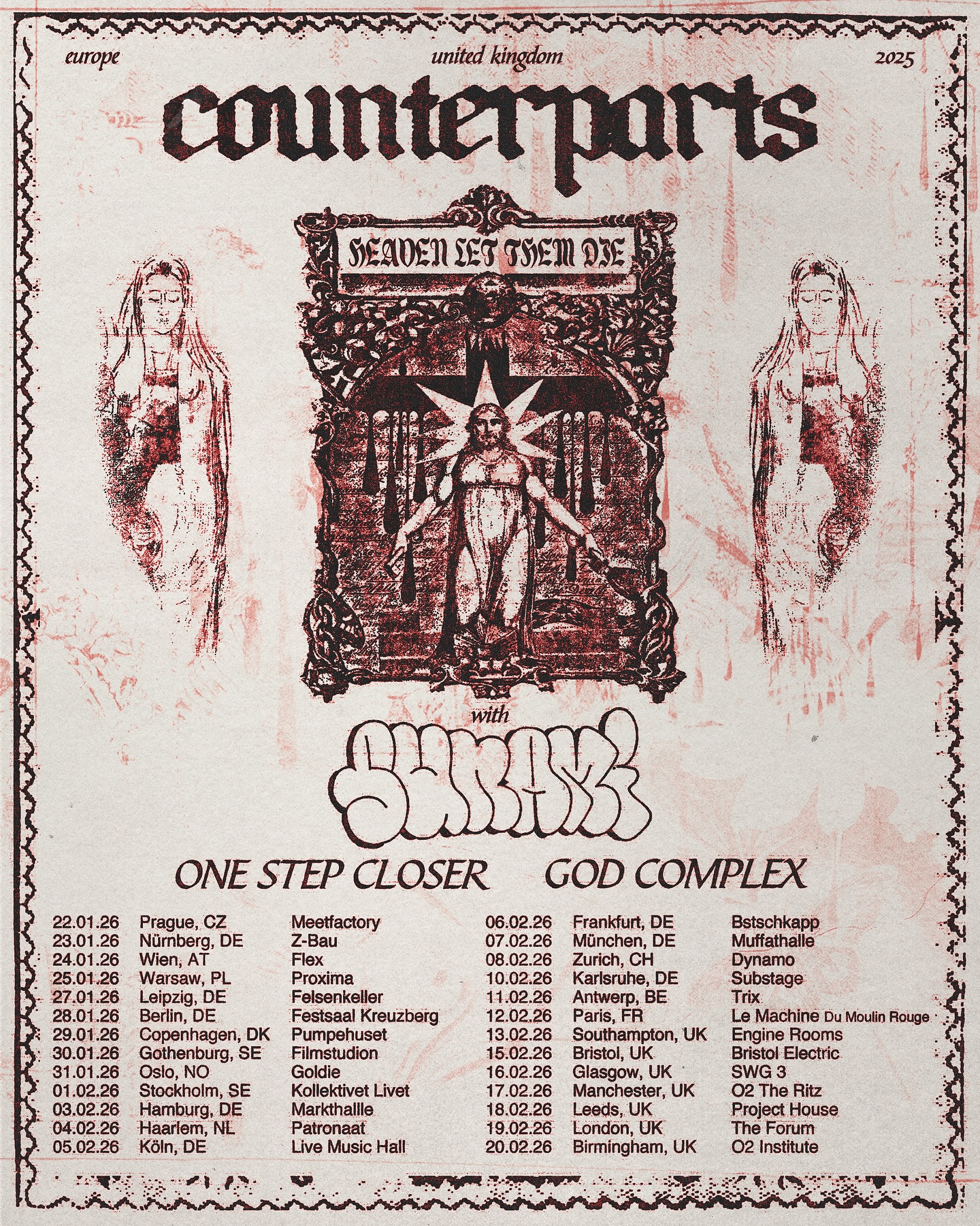 Sunami Tour Poster 2026